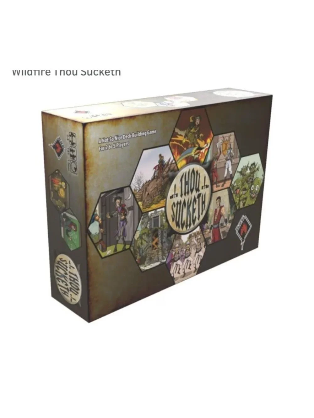 Thou Sucketh Deck-Building Game by Wildfire Fantasy Adventure 2-5 Players